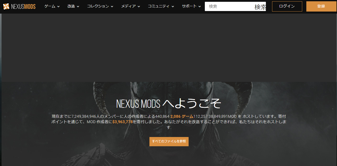 ウィッチャー3にModを導入するための登録