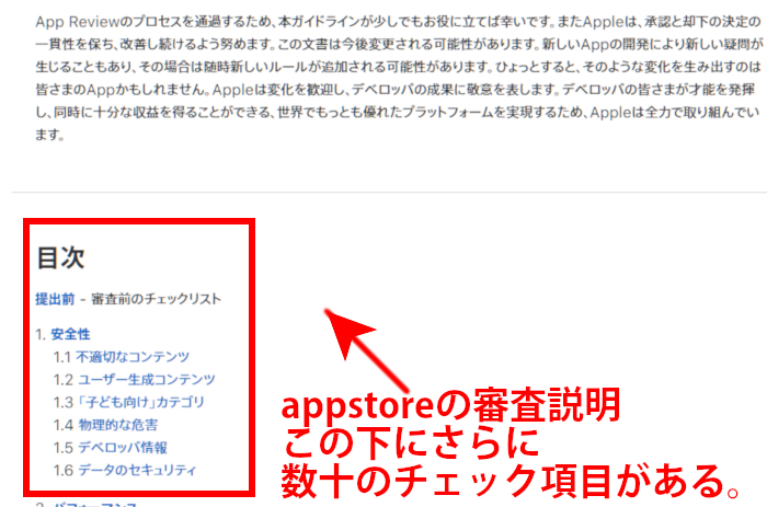 appstore審査説明画像