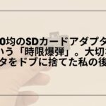 sdカードアダプター-100均-危険性-データ破損, sdカードアダプター-ダイソー-壊れる-メーカー品比較, sdカードアダプター-おすすめ-代替品-amazon-楽天