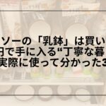 ダイソー_乳鉢_レビュー_使い方_活用法_110円, ダイソー_乳鉢_薬_スパイス_粉砕_口コミ, 100均_乳鉢_おすすめ_ダイソー_メリット_デメリット