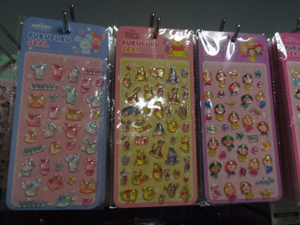 ぷくぷくシール売り場